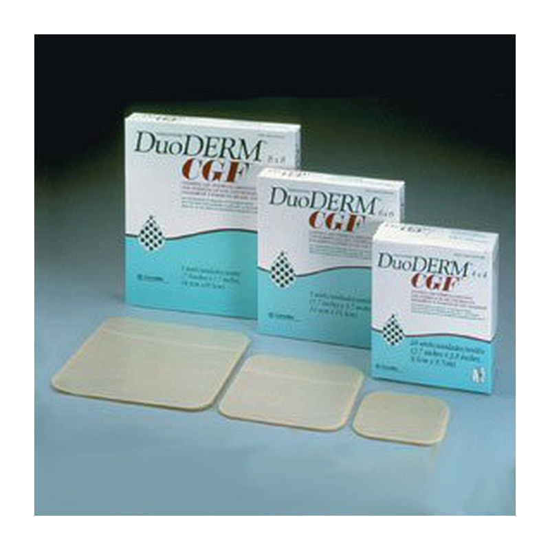 DuoDERM CGF Hydrocolloid Wound Dressing 6" L x 8" W Size Rectangle Shape Sterile
