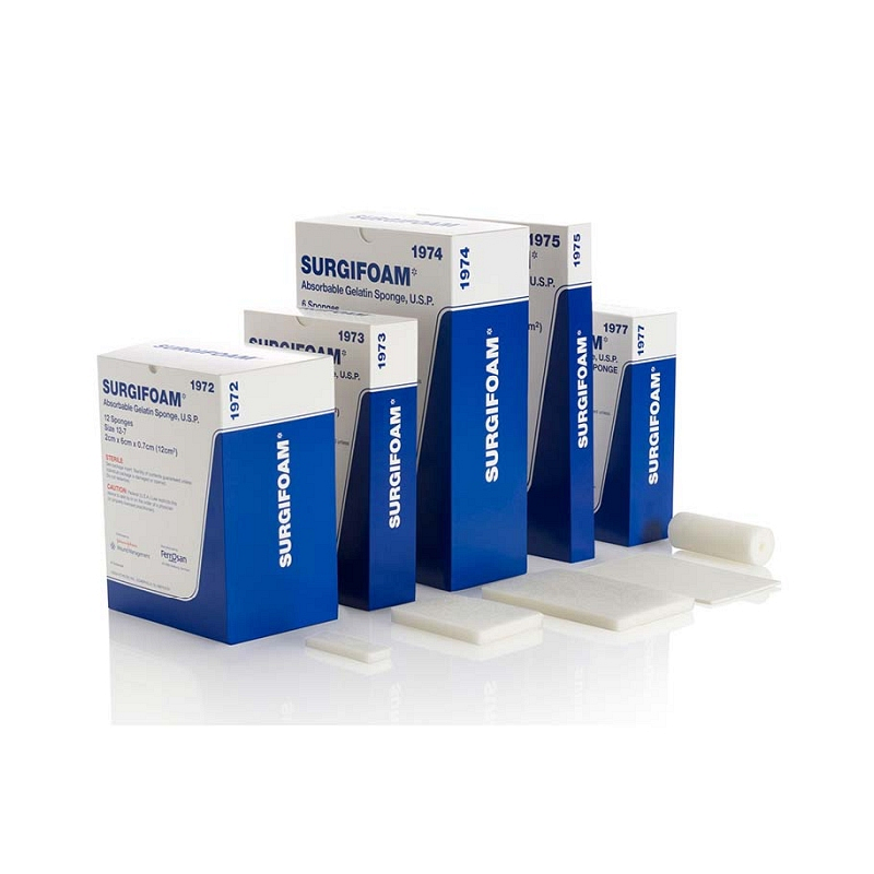 Surgifoam Absorbable Gelatin Sponge 2cm x 6cm x 7mm