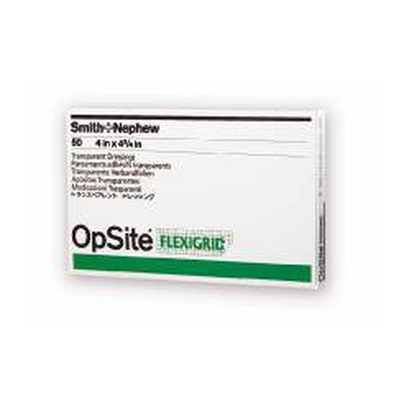 OPSITE Flexigrid Transparent Adhesive Film Dressing 4" x 4-3/4" - REPLACES 5466024630
