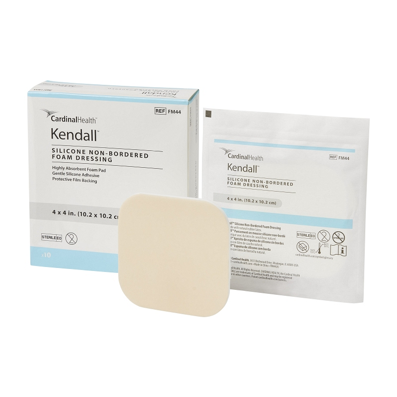 Cardinal Health Kendall Silicone Non-Bordered Foam Dressing