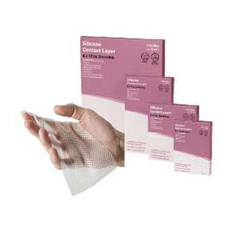 Cardinal Health Silicone Contact Layer 3" x 4".  Sterile