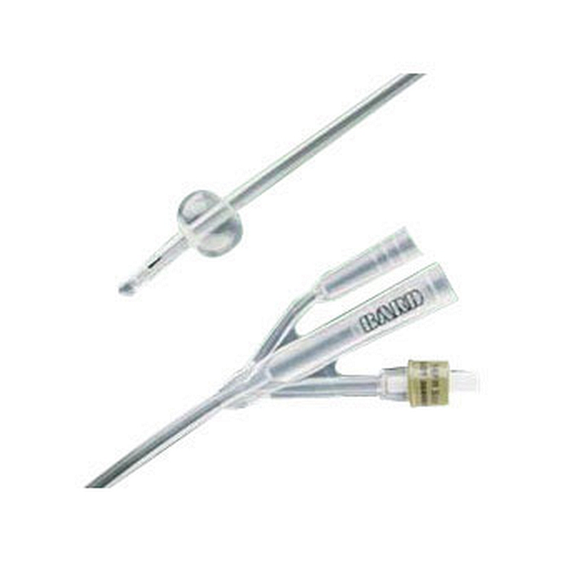 Lubri-Sil Short Round Tip 3-Way Specialty Silicone Foley Catheter