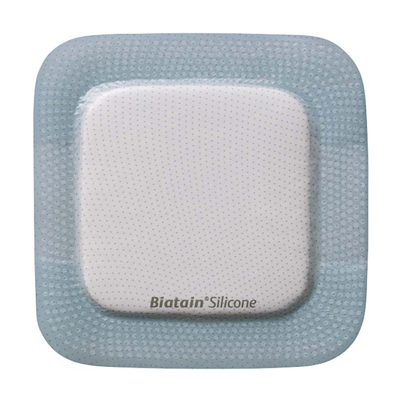 Biatain silicone foam dressing 4" x 4"