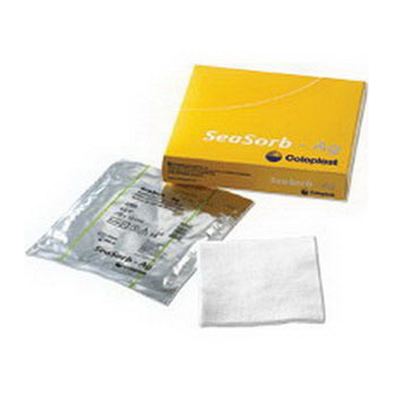 Biatain Ag Alginate Dressing with Silver 2" L x 2" W Square Shape