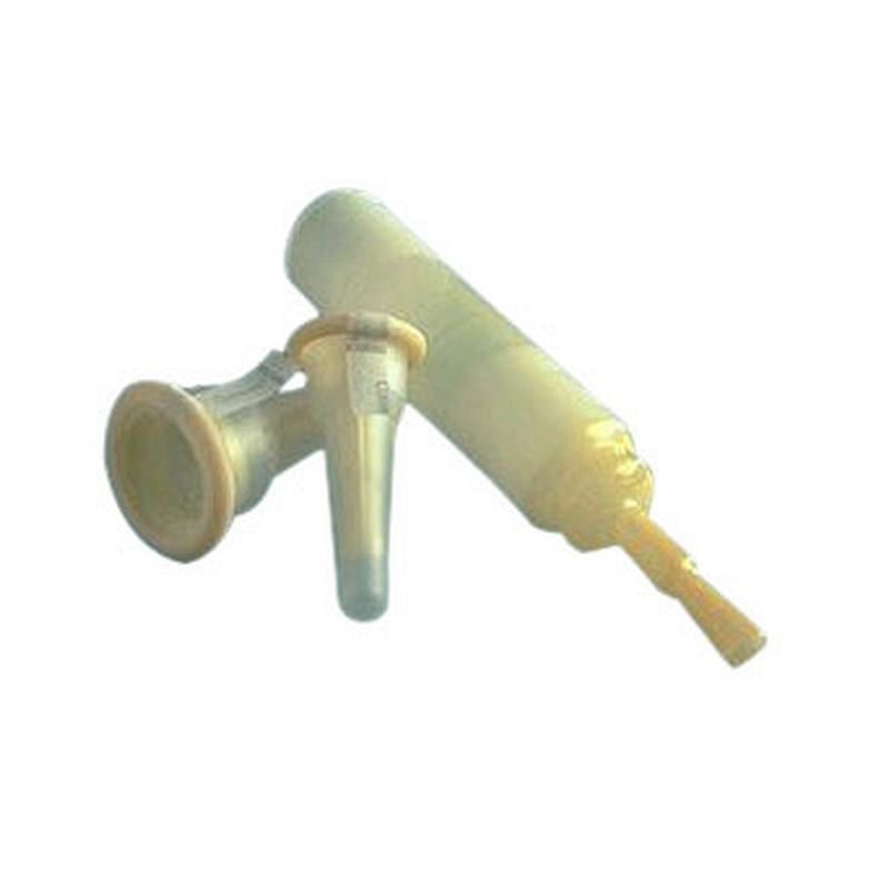 Conveen security male self-sealing external catheter with anti-kink bulb