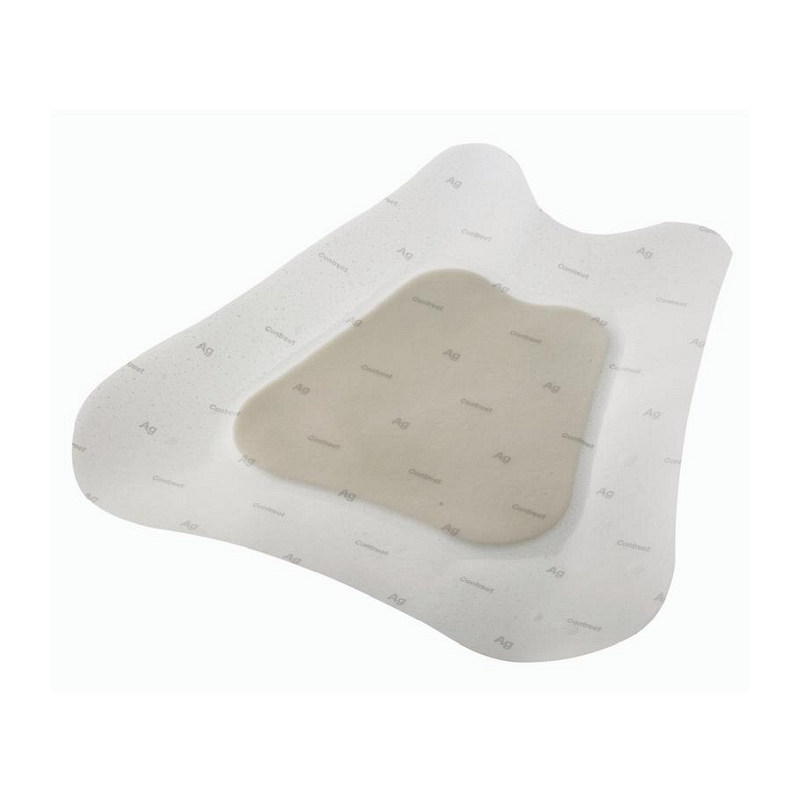 Biatain Ag Adhesive Foam Antimicrobial Dressing With Silver 9" x 9" Sacral