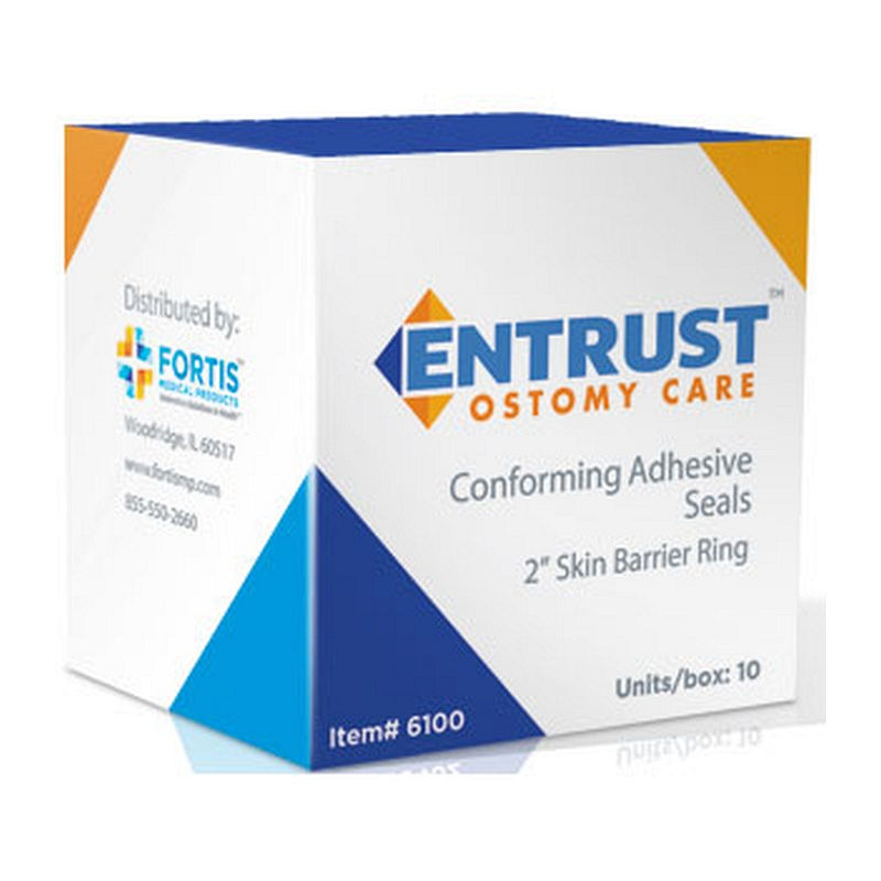 Entrust Ostomy Skin Barrier Ring 2". Thin