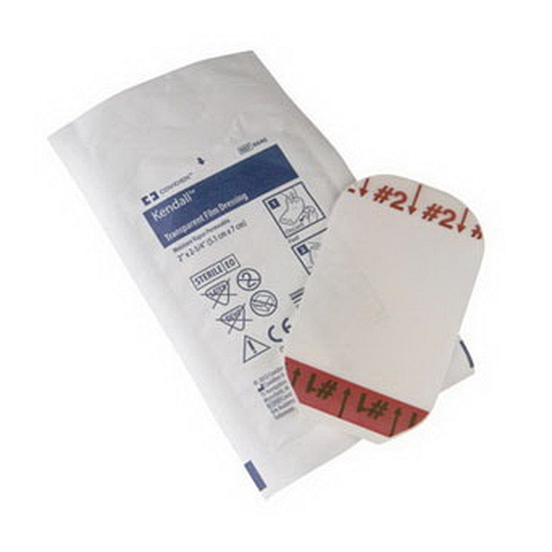 Polyskin II Transparent Dressing 4" L x 4-3/4" W Square Shape Adhesive