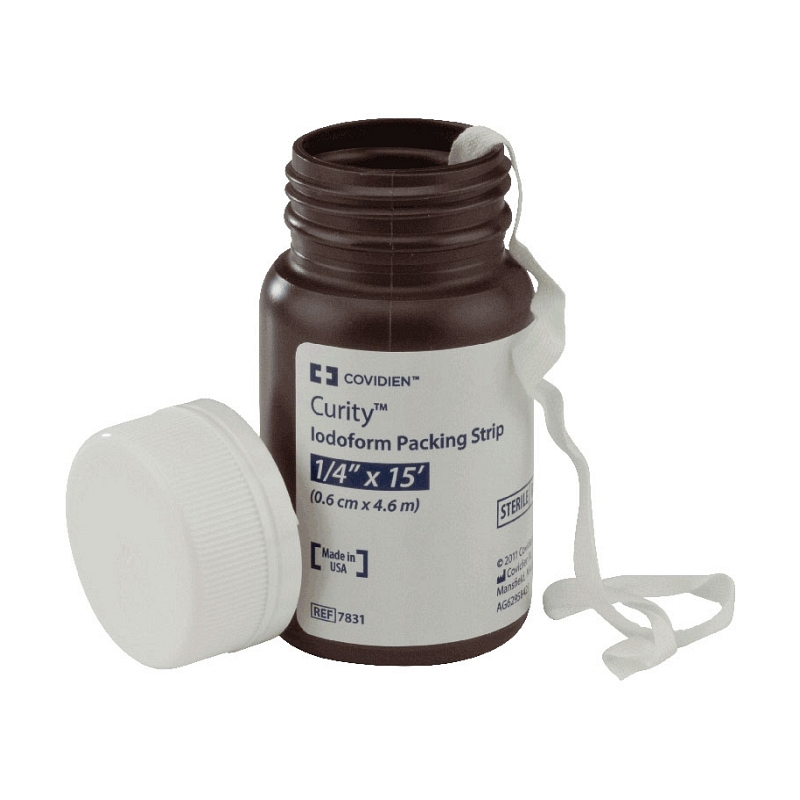 Curity Sterile Plain Packing Strip 1" W x 5 yds. L