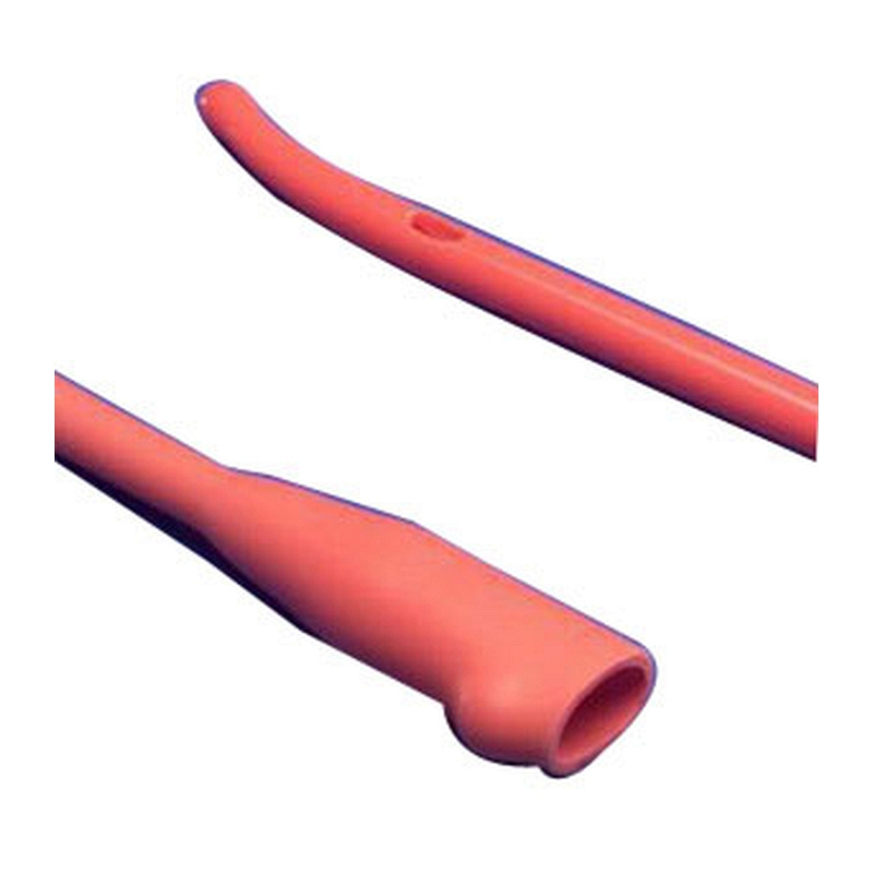 Curity Ultramer Red Rubber Catheter 14 fr 16" L Coude Tip Sterile