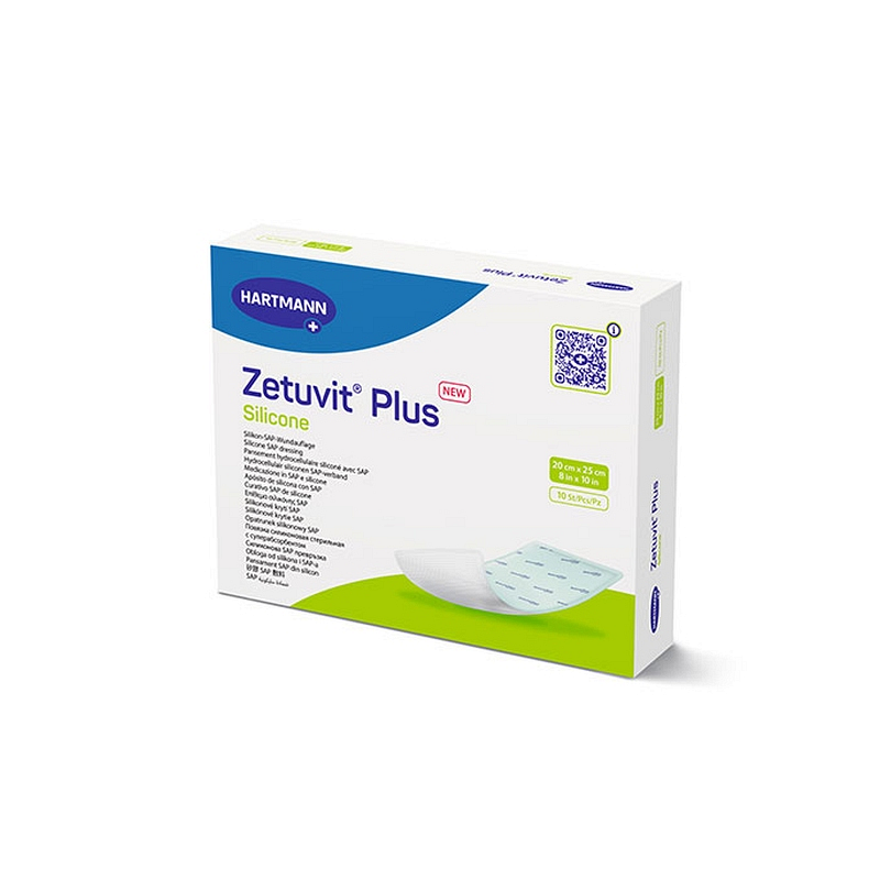 Zetuvit Plus Silicone Non Border Superabsorbent Dressing