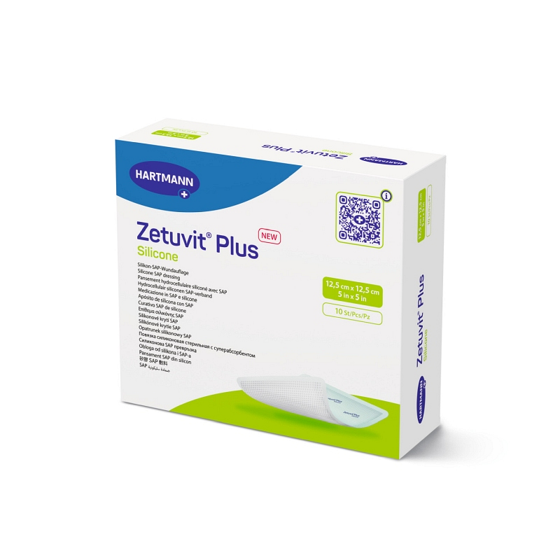 Zetuvit Plus Silicone Non-Border Superabsorbent Dressing