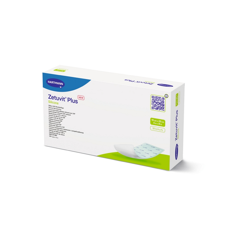 Zetuvit Plus Silicone Non-Border Superabsorbent Dressing