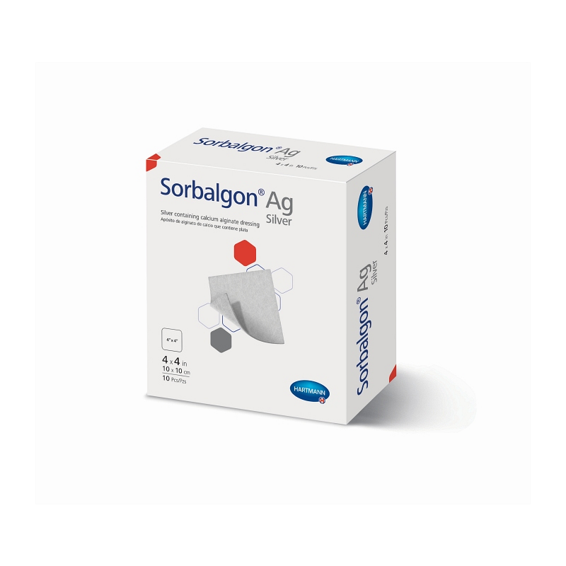 Sorbalgon Calcium Alginate Dressing with Silver