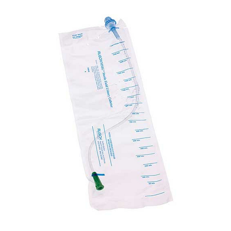 Closed-System Intermittent Catheter with Introducer Tip 8 fr